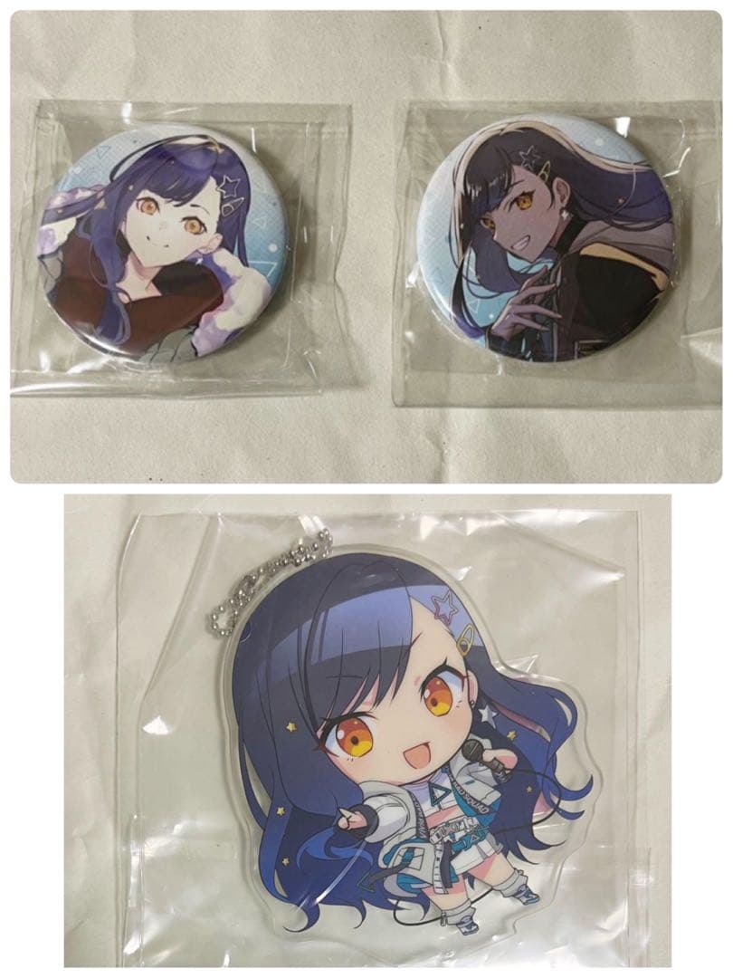 即購入⭕️ プロセカ ビビバス 白石杏 4th&5th 特典 缶バッジ アクスタ