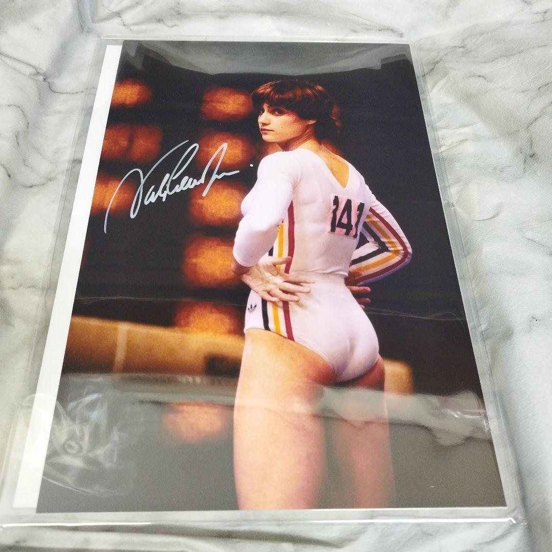 モントリオール五輪金メダリスト ナディア・コマネチ 直筆サイン入り