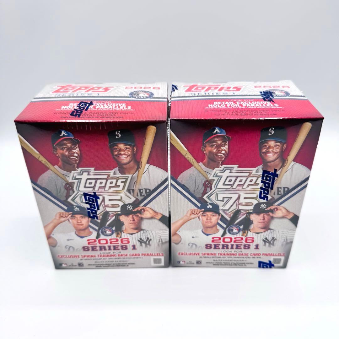 新品未開封topps MLB 2026series1 valueバリュー2BOX - メルカリ