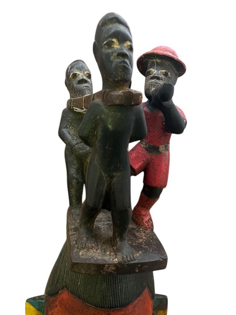 グロ族仮面 63cm アフリカン プリミティブアート マスク 木彫｜