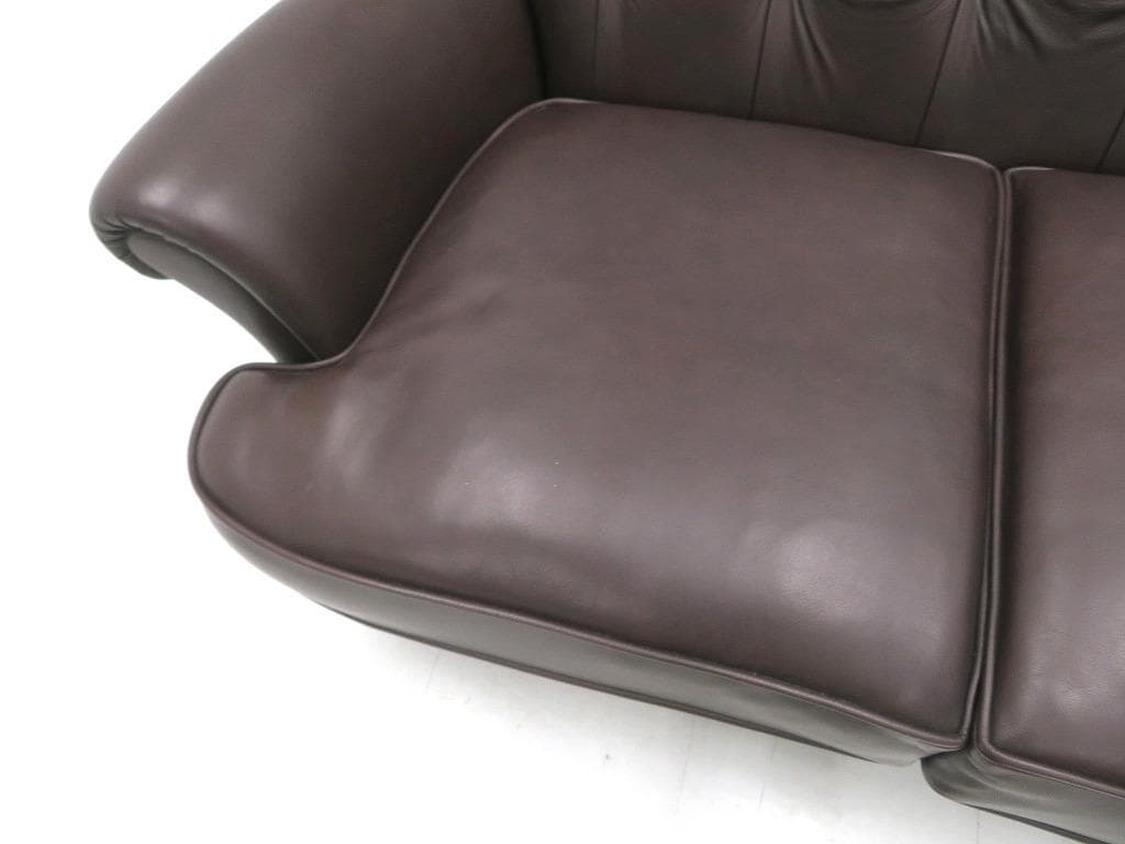 展示品 イギリス アートフォーマ 総本革 レザー チェスターフィールド