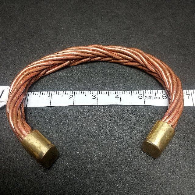 銅 バングル Viking warrior solid 17.3cm