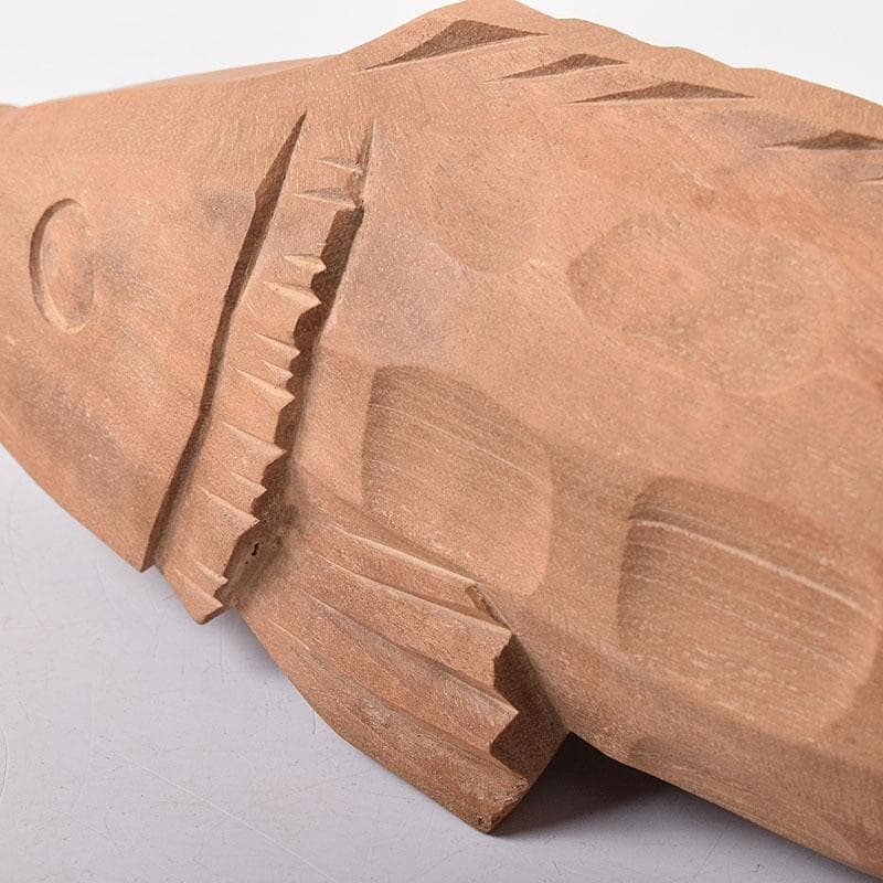 井波彫刻 人間国宝 横山一夢作 木彫 鯉 共箱 C 8156 - メルカリ