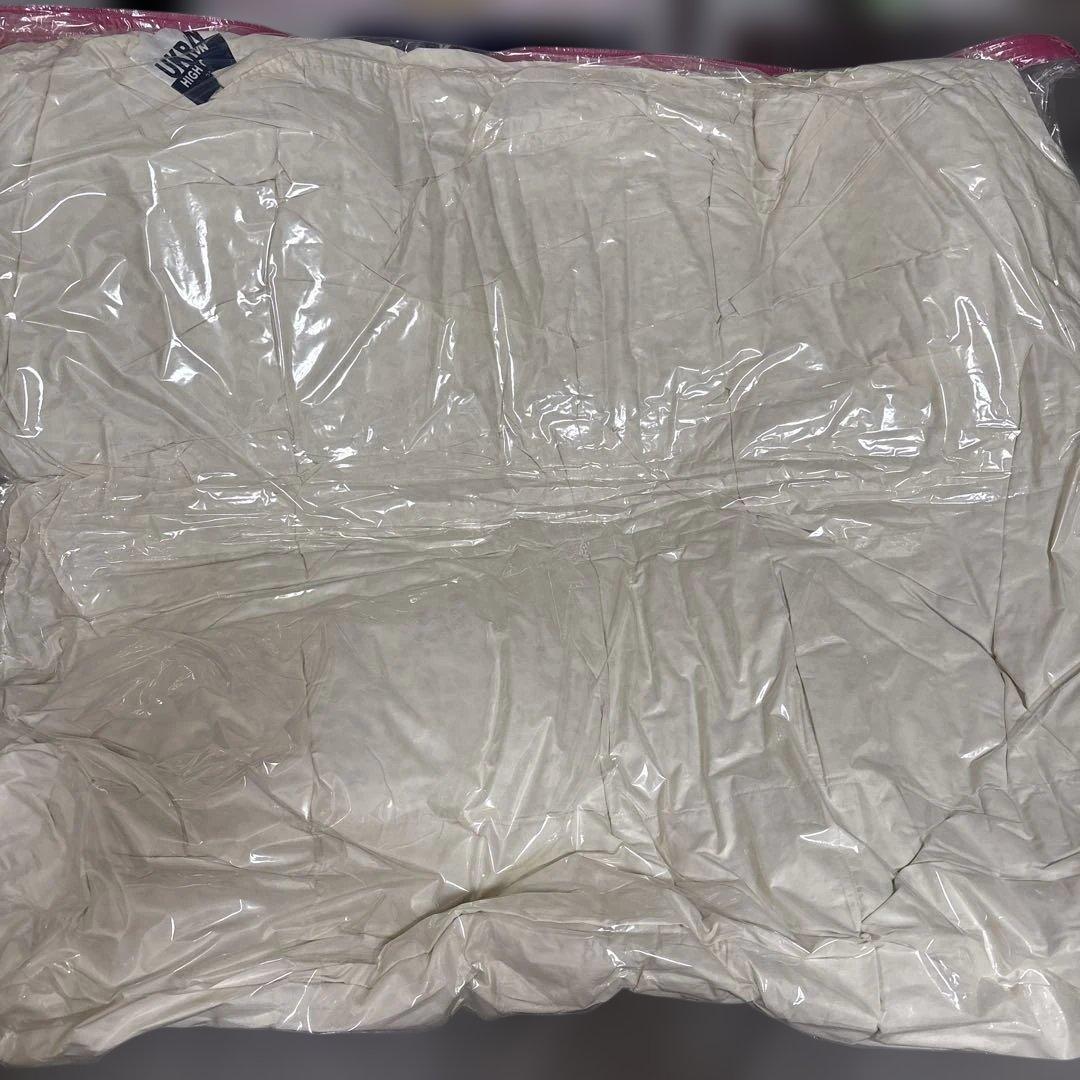 UKRAN 羽毛掛け布団 190x210cm アイボリー　ダブルサイズ 防炎羽毛合掛ふとん 190×210cm No.42 ダブル ダウン85％ 1.0kg 安心 防