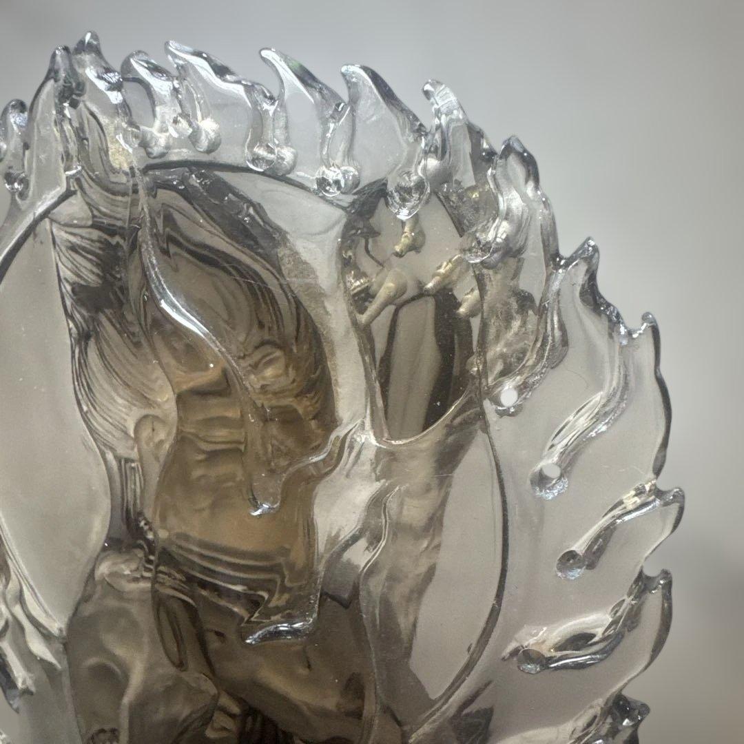 【唯一無二】不動明王 スモーキークォーツ像 台座　23.5cm