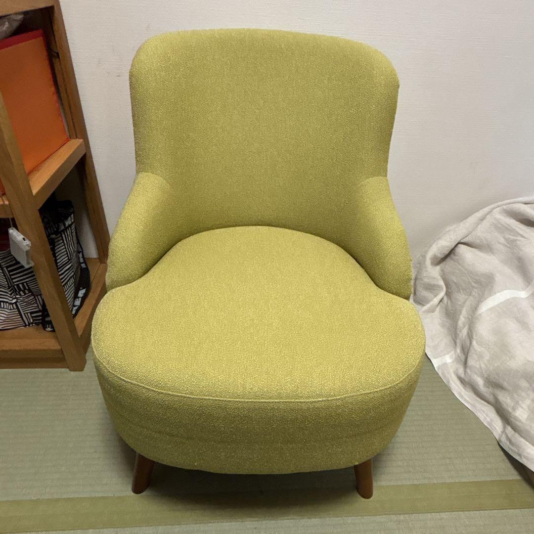 ウニコ unico ソファ　1人掛け　グリーン UNICO (ウニコ) 1人掛けソファー グリーン 82 ファブリック FUNEAT