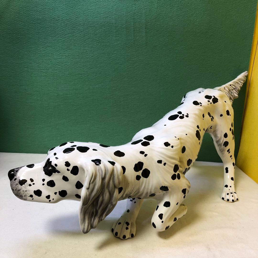 と88● イタリア製 ダルメシアン 犬 陶器 大型 置物 オブジェ インテリア 楽天市場】ダルメシアン 置物 オブジェ 109da 【送料無料】 イタリア