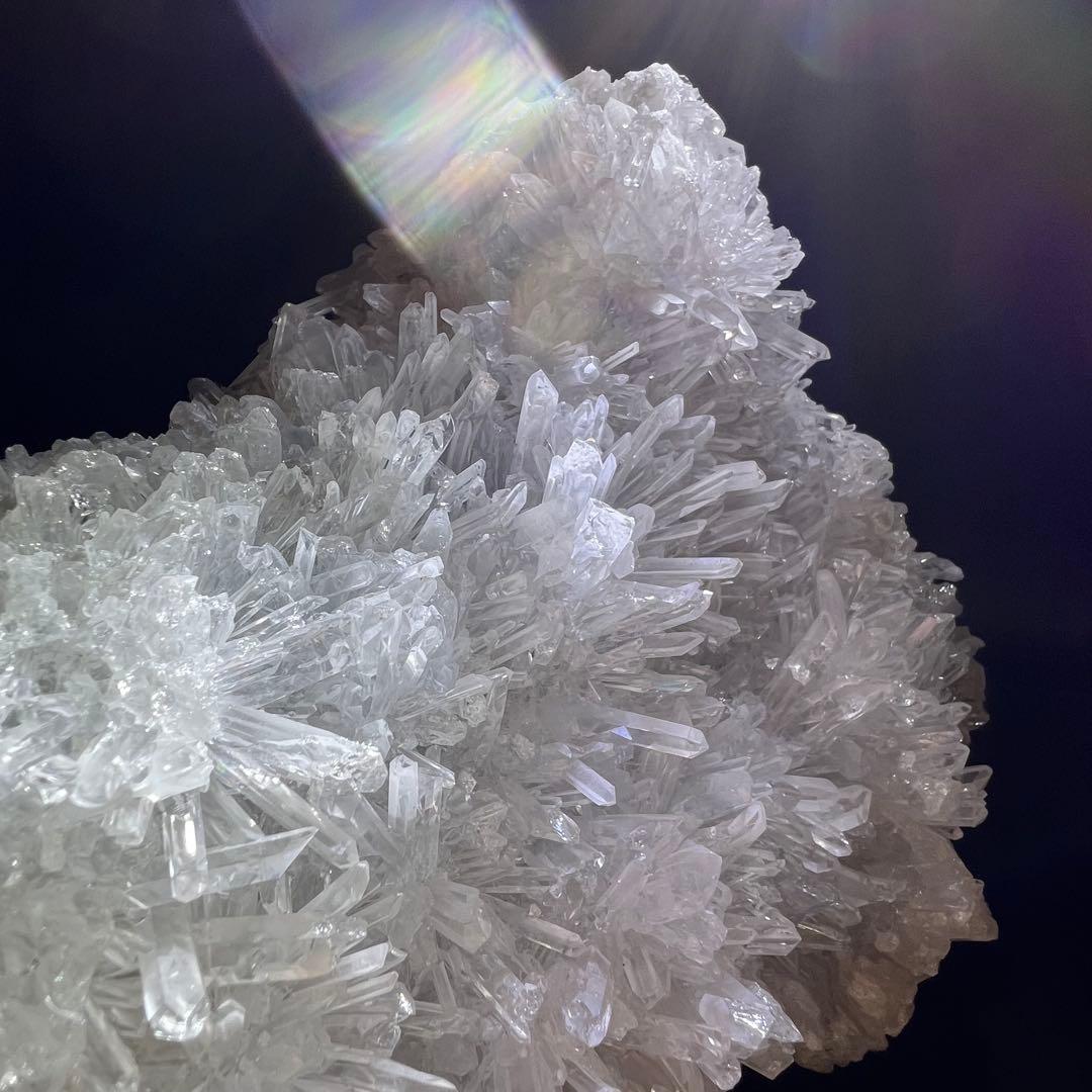 ☆極品☆極上の輝き放つ水晶☆極上の逸品☆菊花水晶 水晶クラスター 天然石 原石