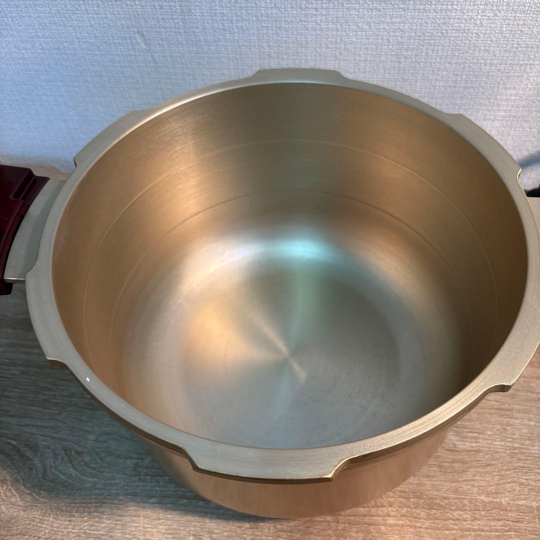 ピースター 圧力鍋 ゴールド 6.4L レトロ 希少 関西軽金属工業 炊飯