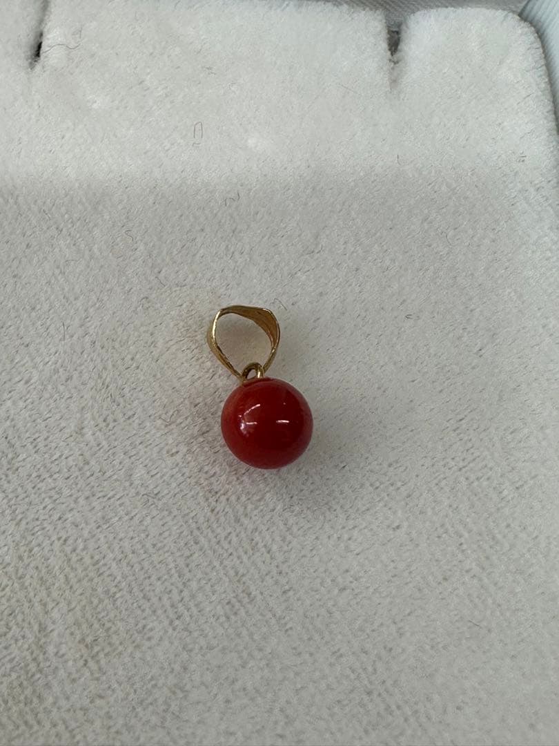 天然赤珊瑚　ペンダントトップ　k18 楽天市場】血赤珊瑚 ペンダント トップ チャーム さんご サンゴ K18 18