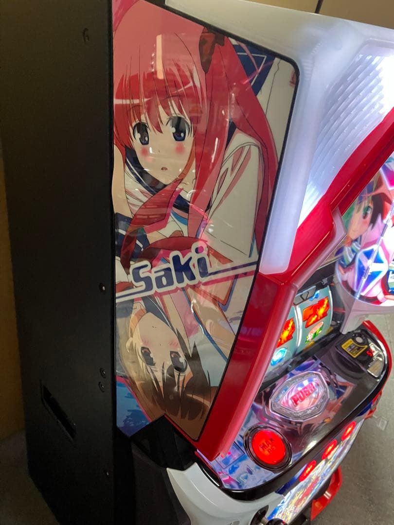 スマスロ実機 パチスロ L 咲‐Saki‐ 頂上決戦 簡易ユニット付⭕️送料