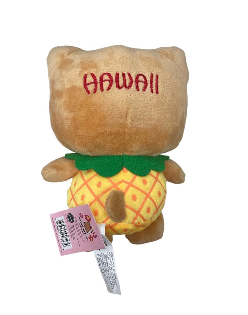 ハワイ限定【新品未使用】日焼けキティ パイナップル ぬいぐるみ ABC