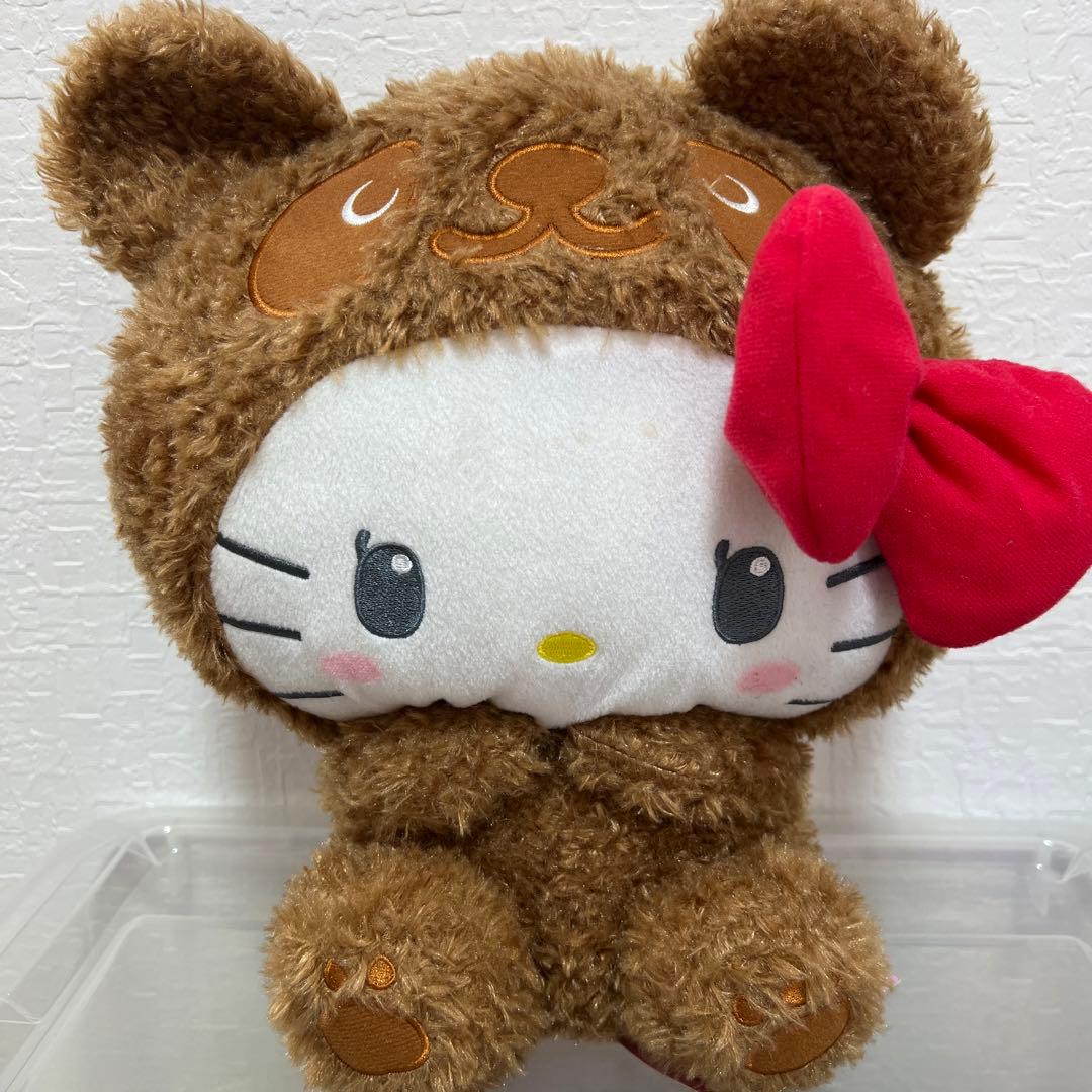 ハローキティ ぬいぐるみ 茶色のみ - メルカリ