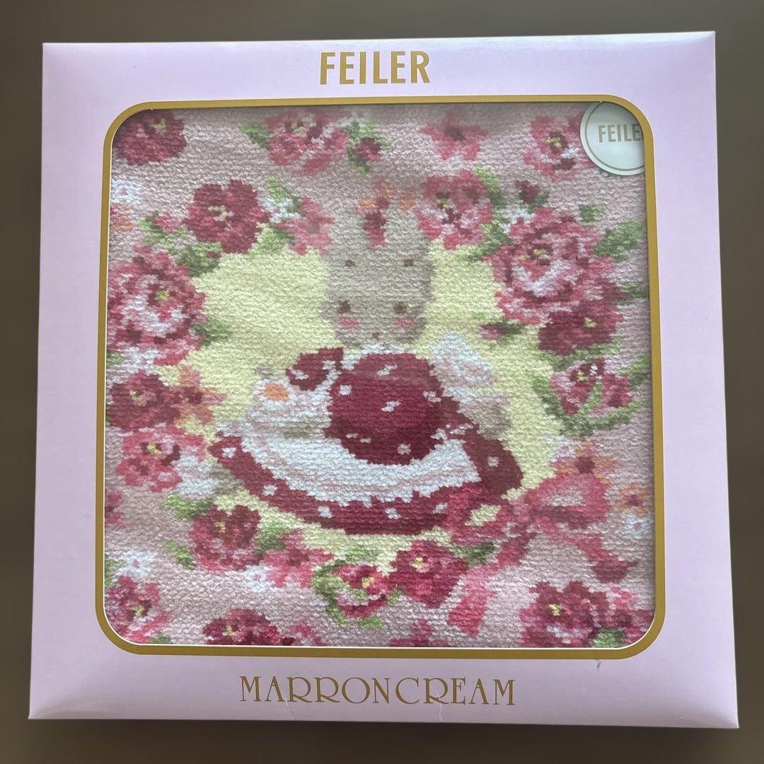 フェイラー FEILER サンリオ マロンクリーム ハンカチ ピンク ローズ