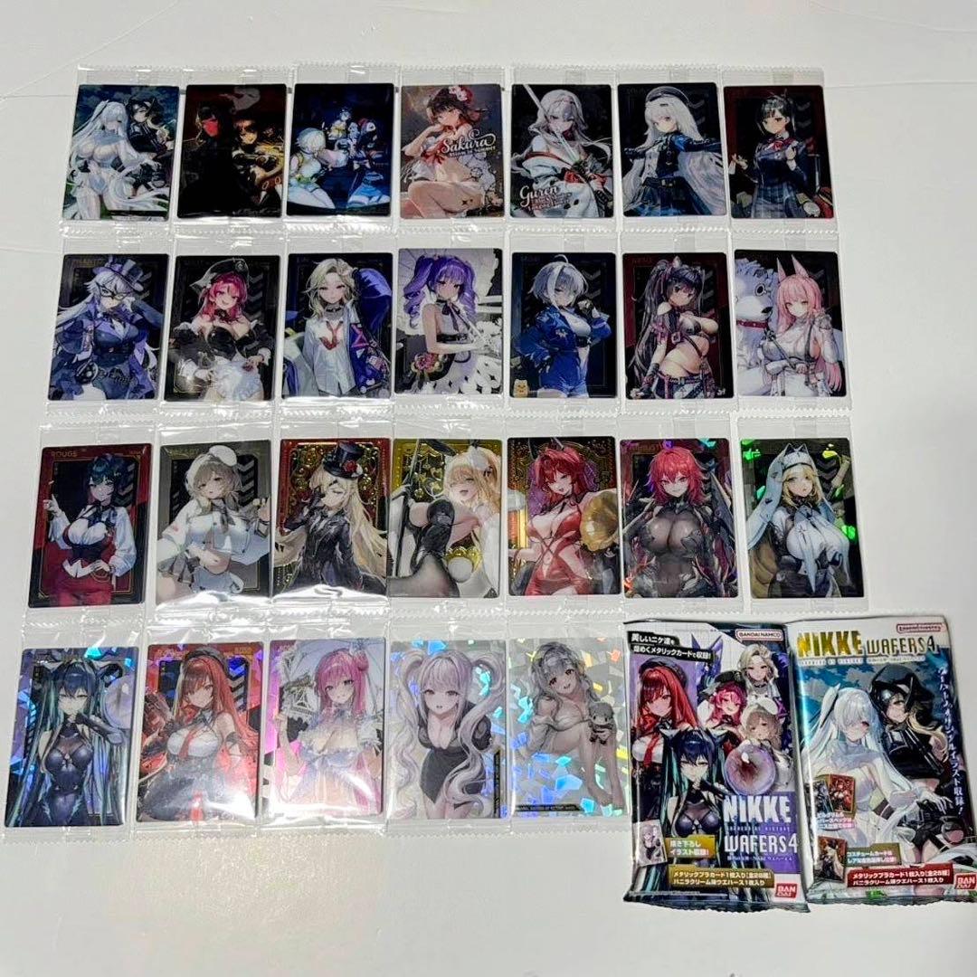 勝利の女神 NIKKE ウエハース4 セミコンプリート 26種 パッケージ付き