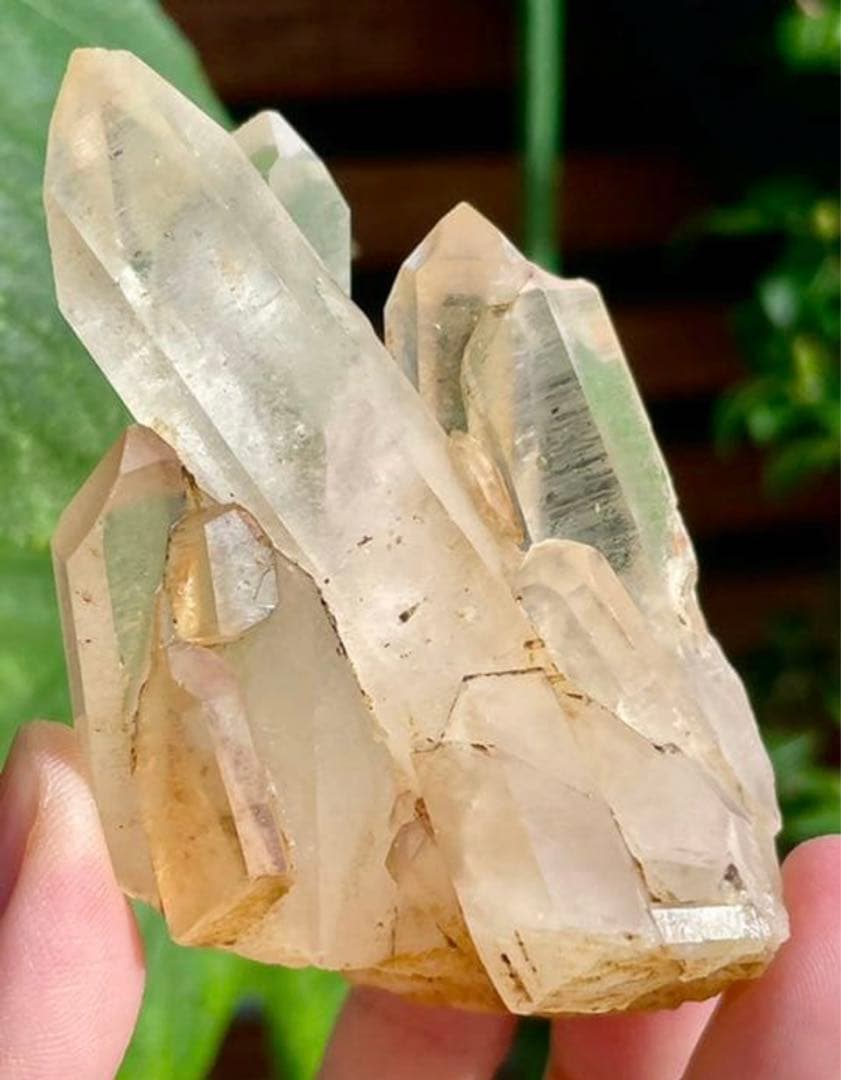 天然 ヒマラヤ水晶 クラスター 原石 置物 123g 天然石 パワーストーン