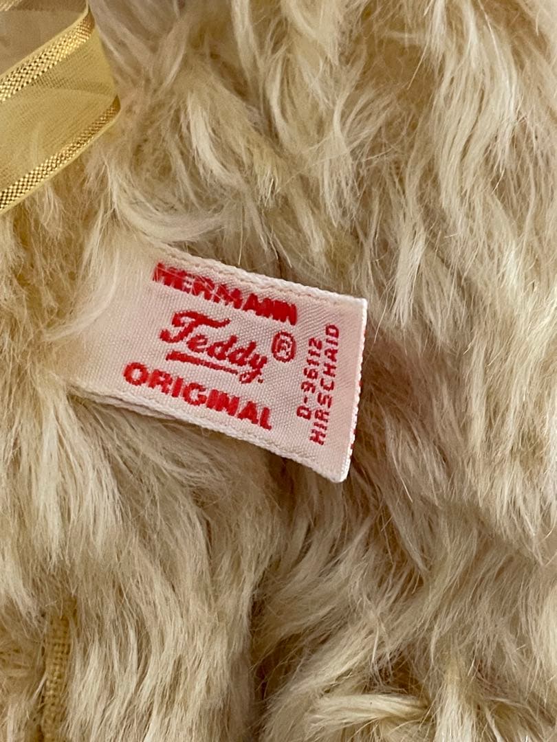 限定559/1000Teddy-Hermann ドイツ製テディベアゴールドモヘア - メルカリ