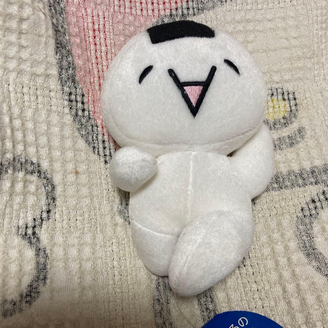 2ちゃんねる モナー おにぎりワッショイ！！ ぬいぐるみ 紙タグ付 中古