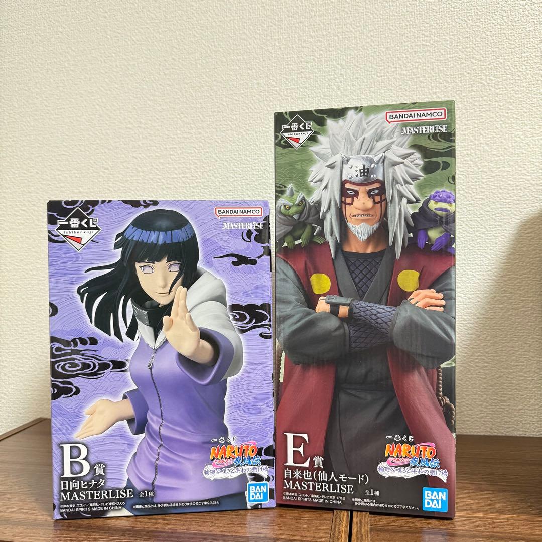 ナルト 一番くじ フィギュア B賞 日向ヒナタ E賞 自来也 - メルカリ