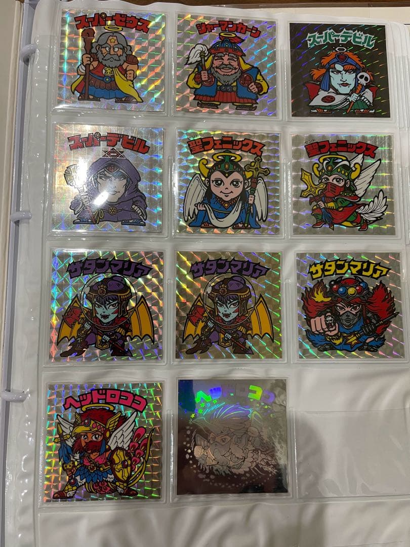 旧ビックリマン 懸賞版 ビッグアムバム 次界編 聖フェニックス 幼少 旧