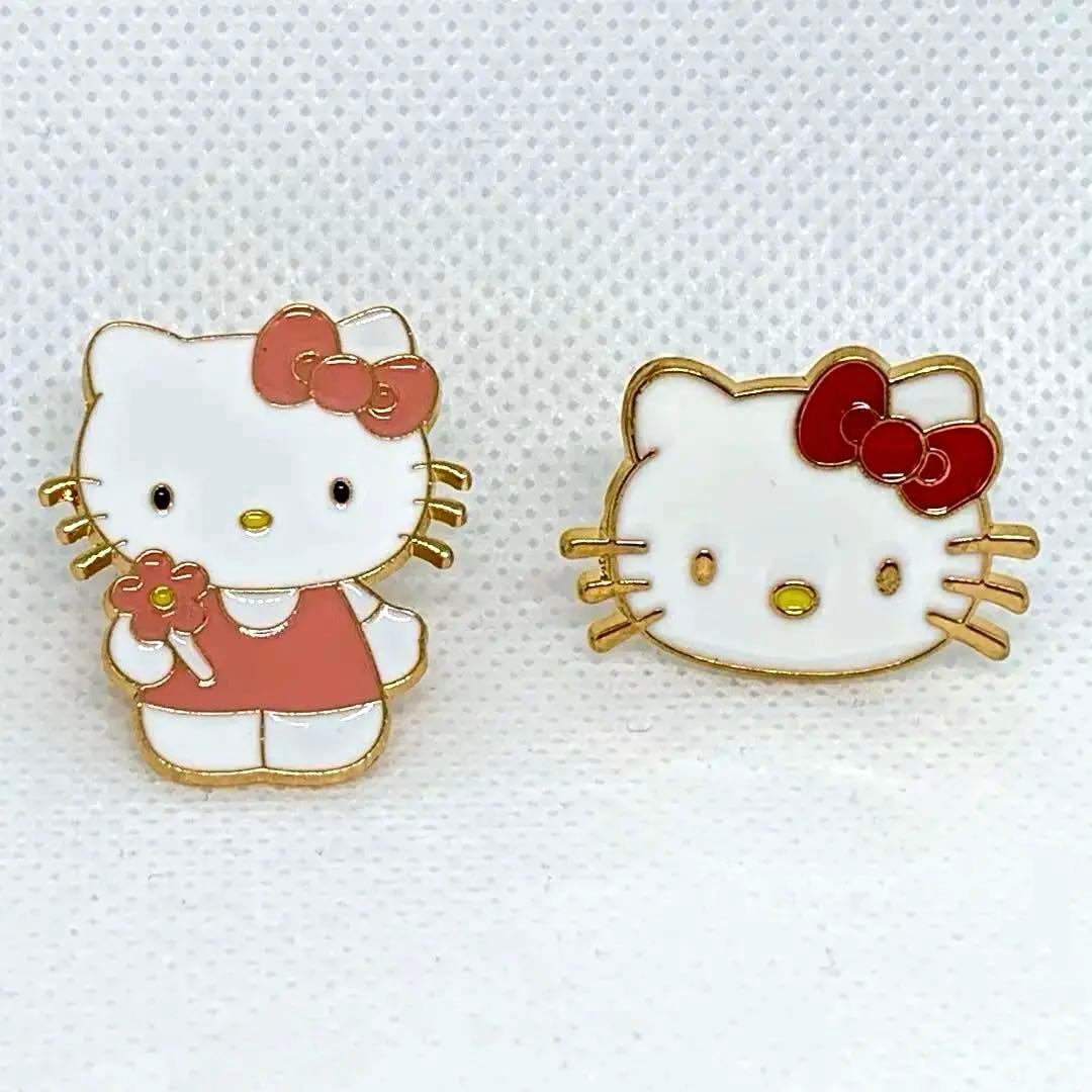 サンリオ キティちゃん ピンバッジ ハローキティ - メルカリ