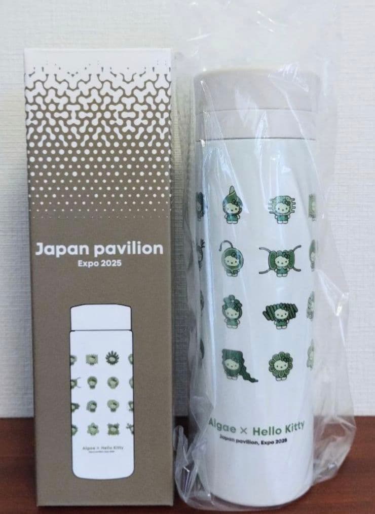 関西万博 日本館 藻キティステンレス水筒 - メルカリ