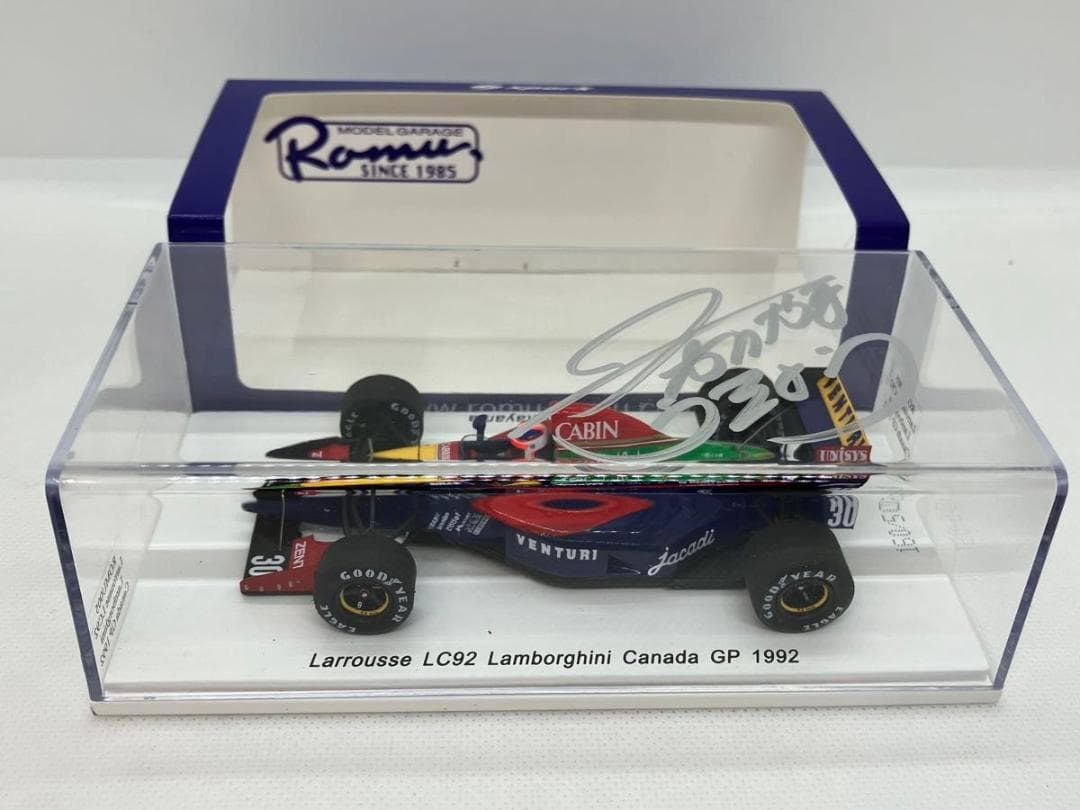 ☆片山右京 直筆サイン入り☆1/43☆ラルース LC92 ランボルギーニ