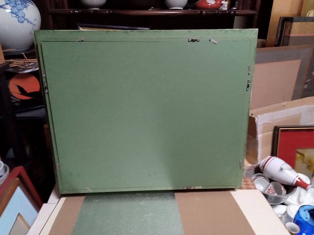 山下朝弘の壺とローソクＦ６号です素敵な作品です