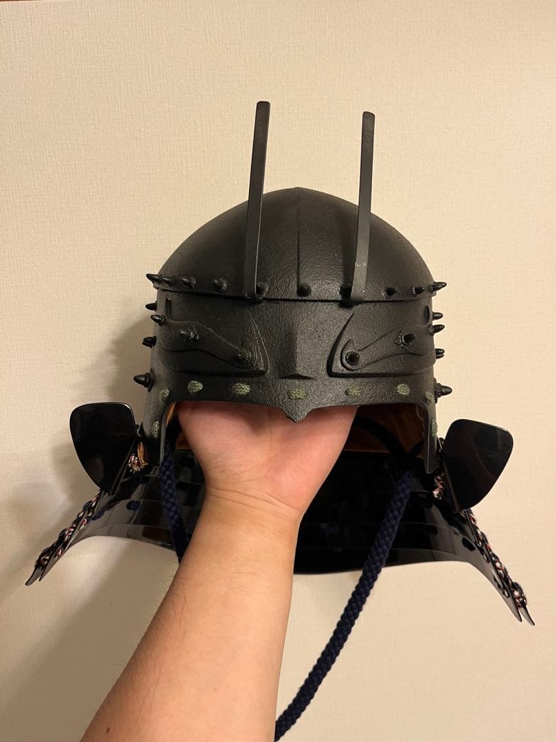 雑賀鉢 雑賀兜 兜 甲冑 鎧 等身大 典型的な加賀具足 兜鉢は早乙女家親在銘です。 #兜 #甲冑 #鎧 #ヨロイ