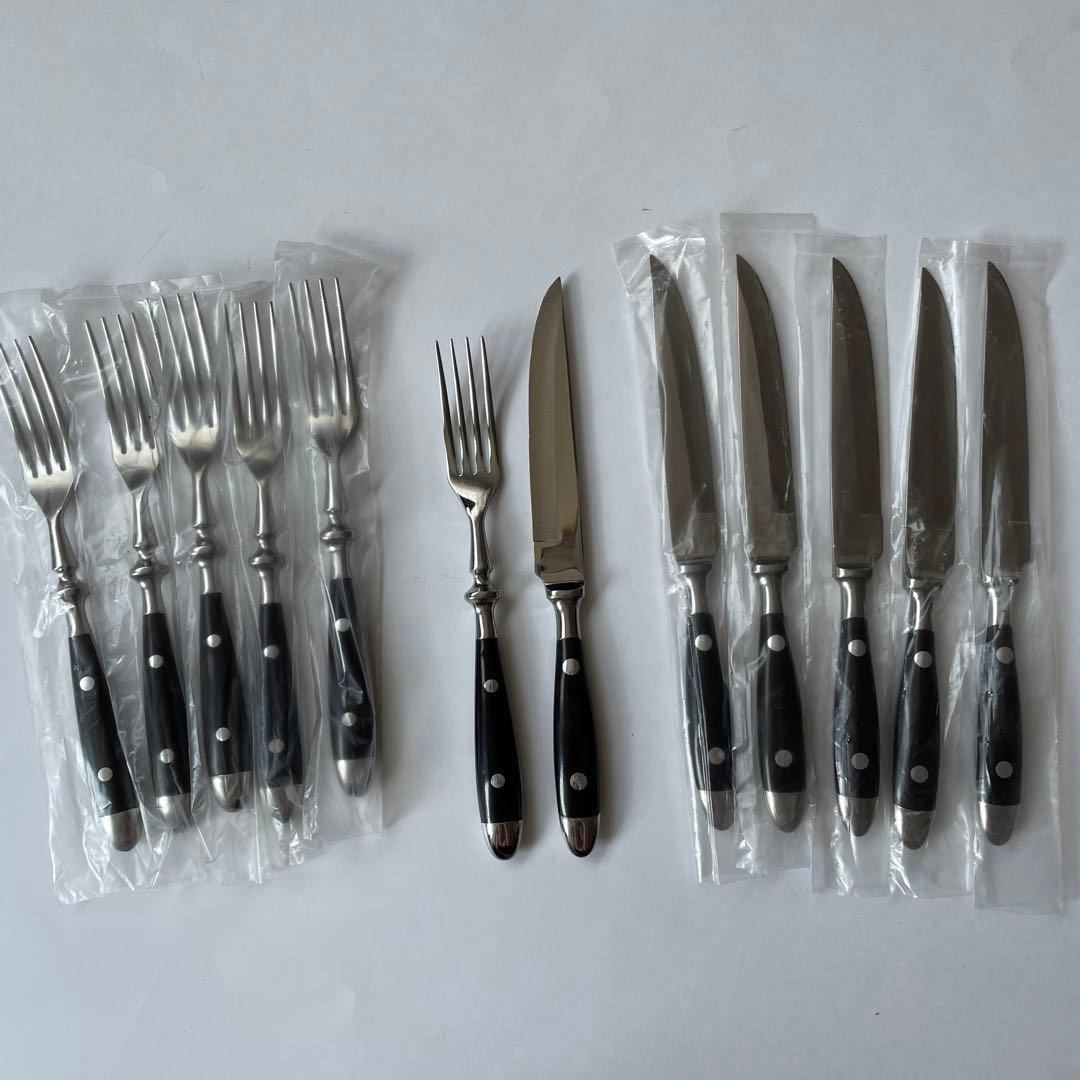 レア】新品未使用ドイツ製ROSTFREI ロストフライ ナイフとフォーク