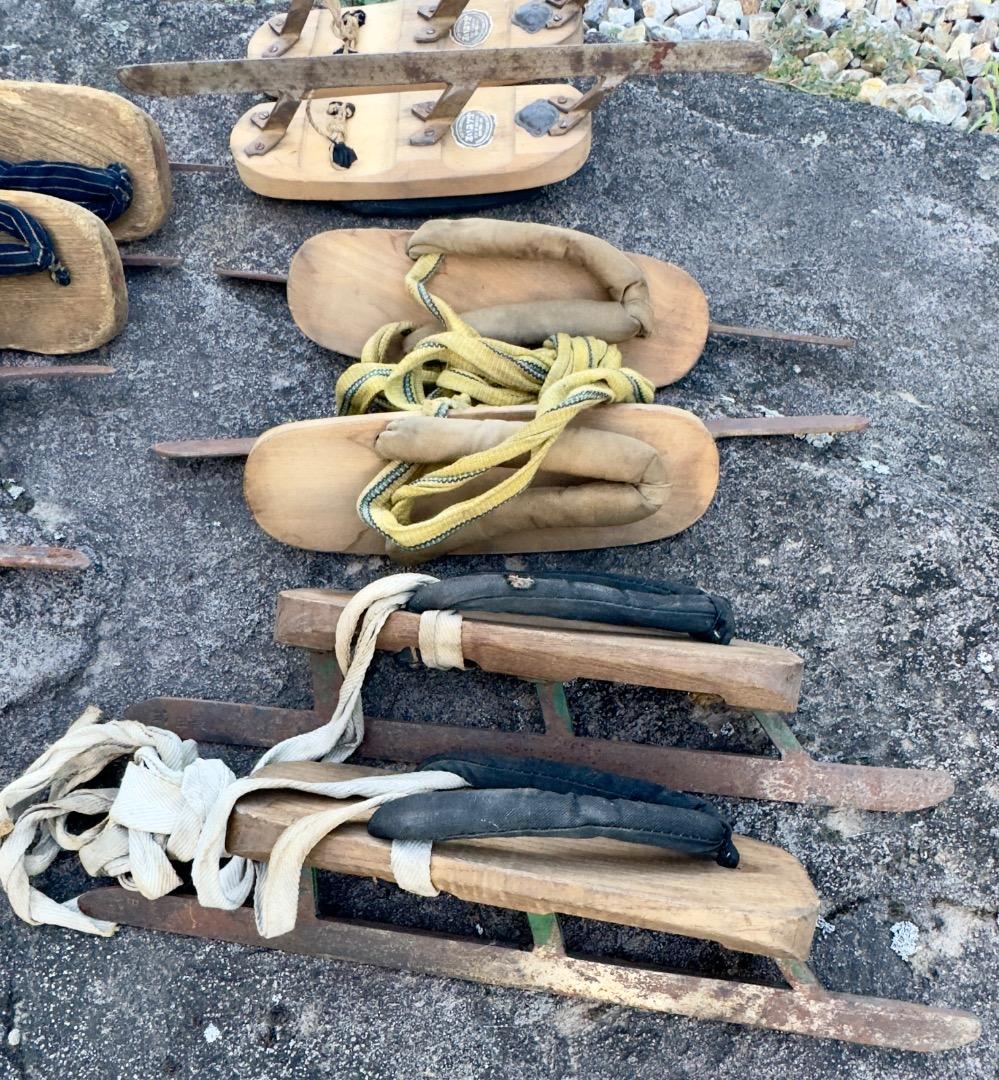 アンティック 明治大正 下駄スケート 6足セット 希少 - メルカリ