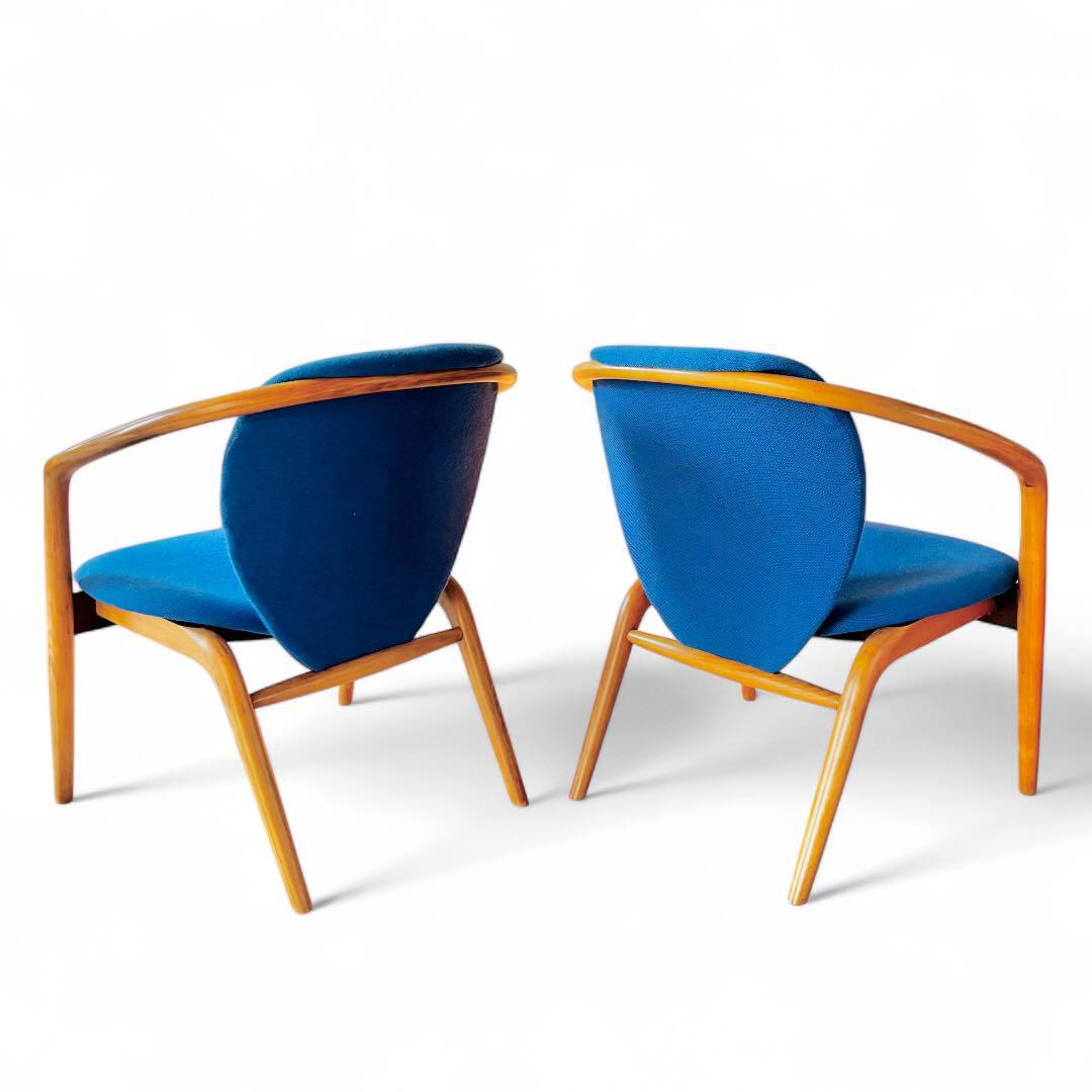 廃盤・メンテ済】飛騨産業 キツツキ マッターホルン アームチェア｜張