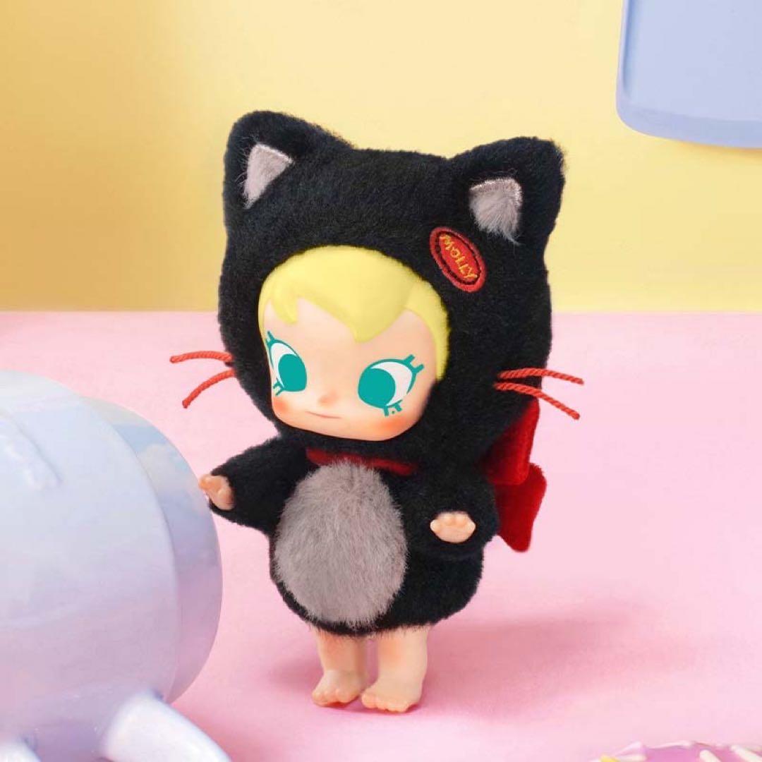 BabyMolly Pocket Friends シークレット黒猫 POP NOW:Baby Molly Pocket Friends Series-Vinyl Plush Pendant Blind