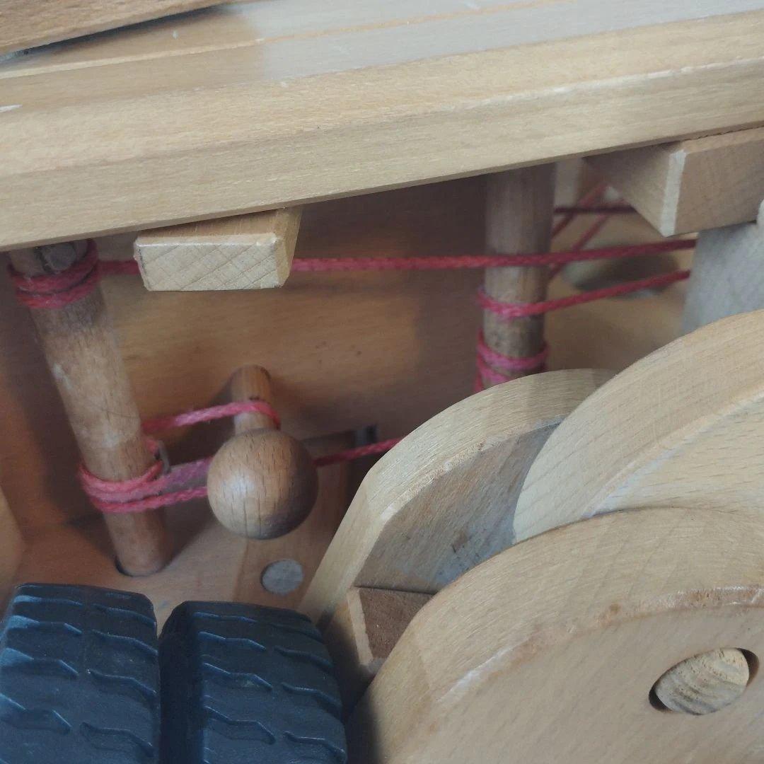 希少】ドイツ製 fagus ファガス 木製 クレーン車 はたらく車 知育玩具