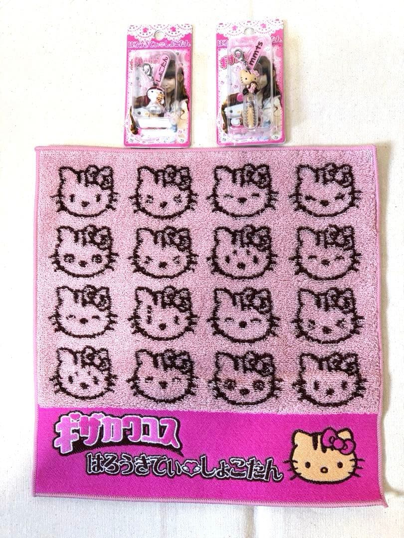 ハローキティ しょこたんコラボ　タオル、ファスナーマスコット2個 2026年最新】しょこたん キティの人気アイテム - メルカリ