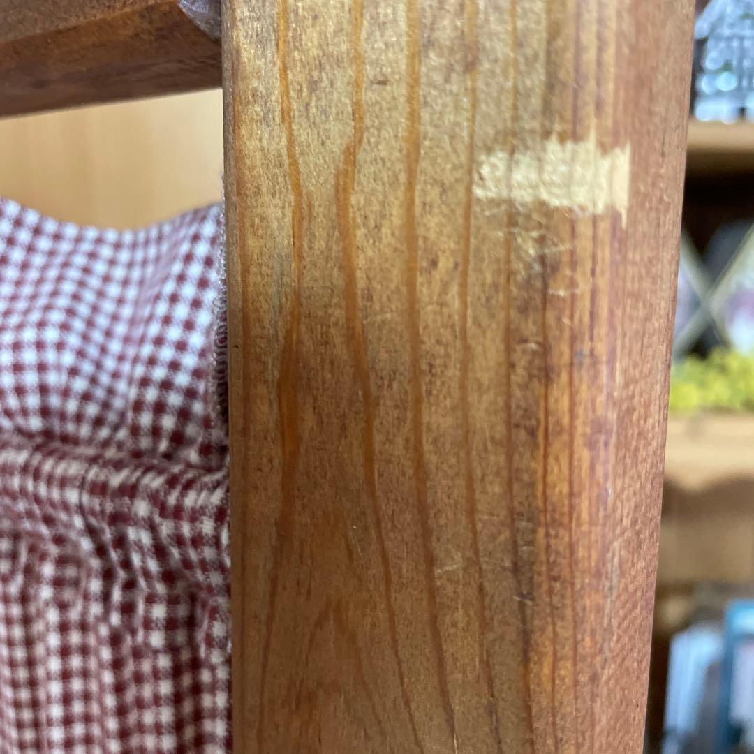 カントリー調 木製三つ折りパーテーション ハート アメリカン