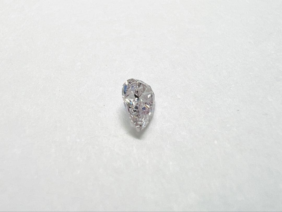 0.097ct 天然ピンクダイヤモンド LIGHT PURPLISH PINK