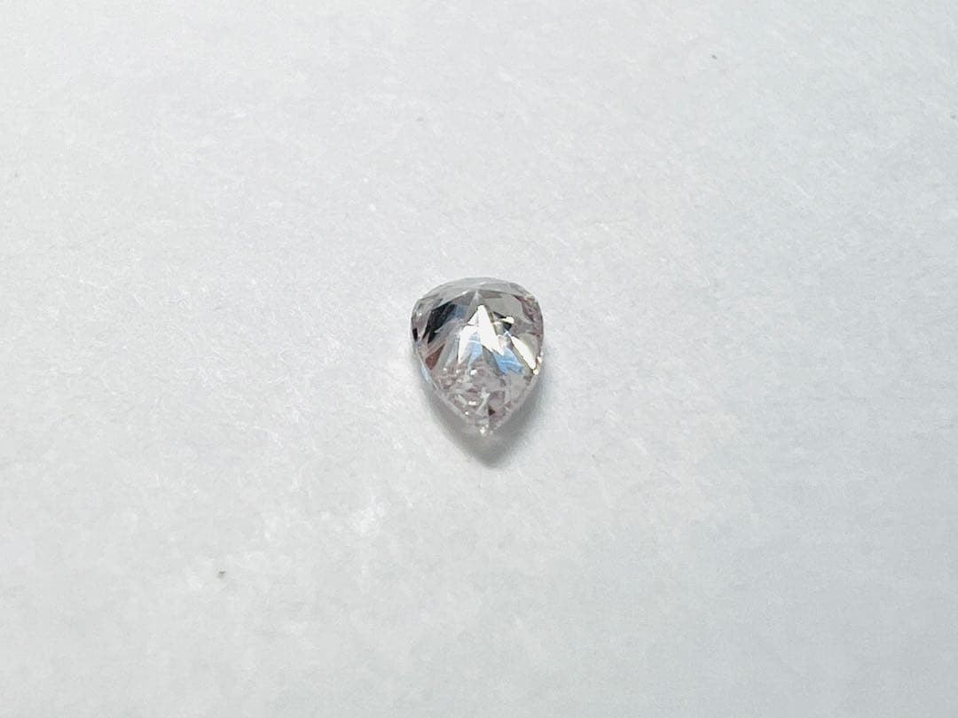 0.097ct 天然ピンクダイヤモンド LIGHT PURPLISH PINK