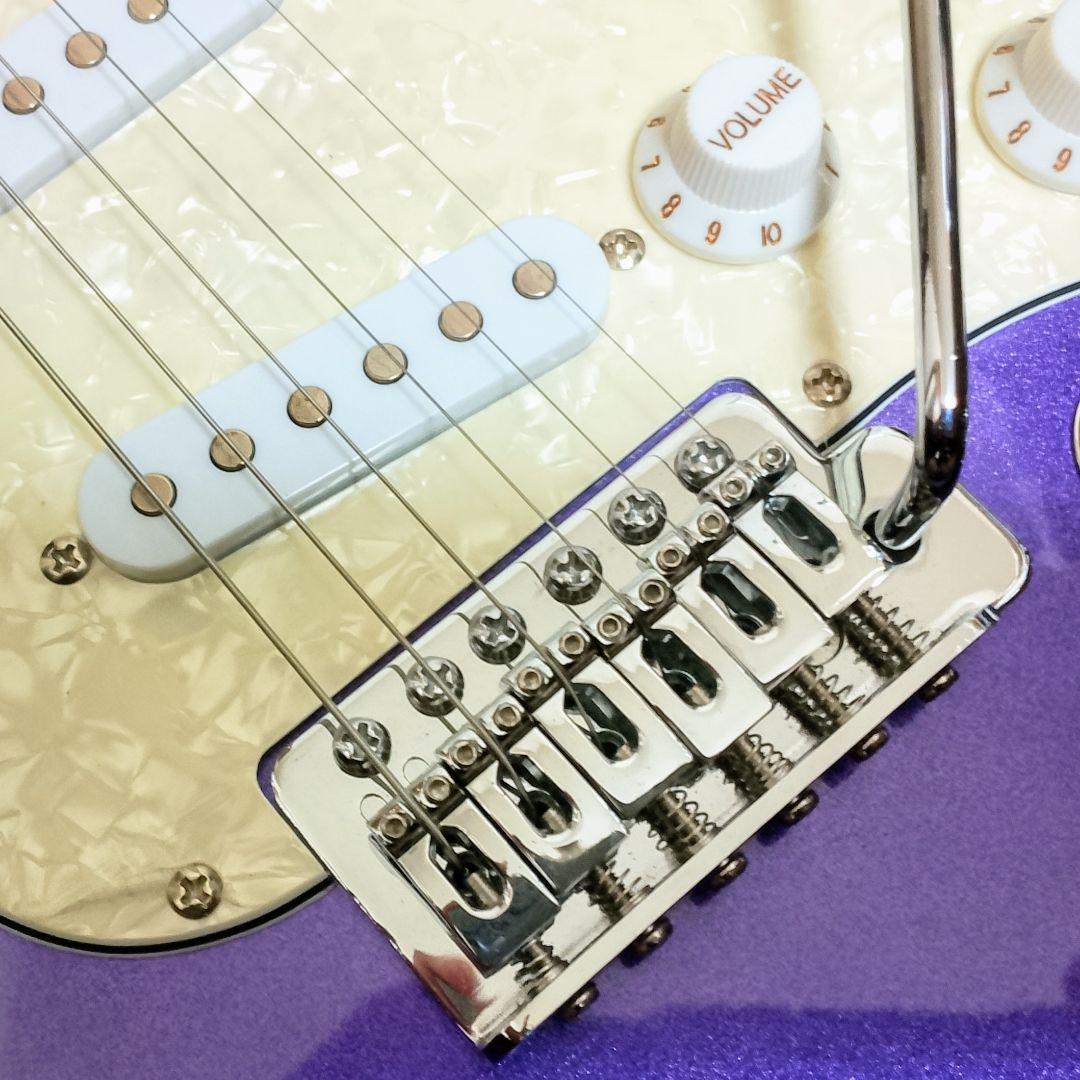 美品 Mavis ストラトキャスタータイプ エレキギター メタリック