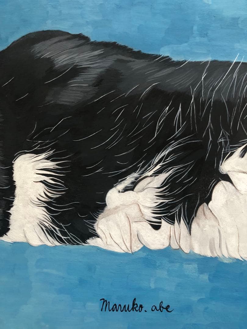 《送料無料》原画「ウメ8」猫イラスト