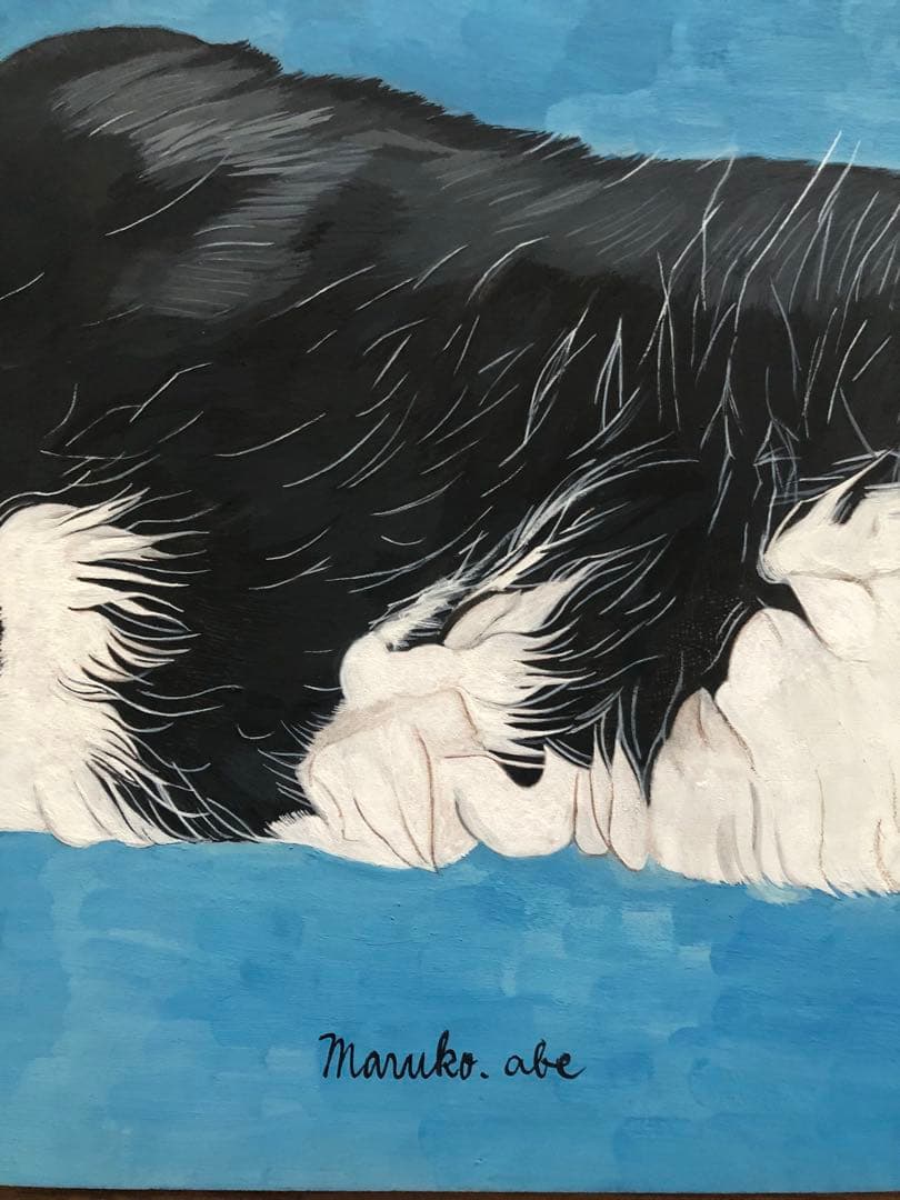 《送料無料》原画「ウメ8」猫イラスト