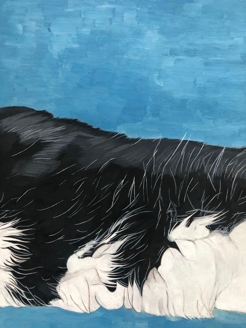 《送料無料》原画「ウメ8」猫イラスト