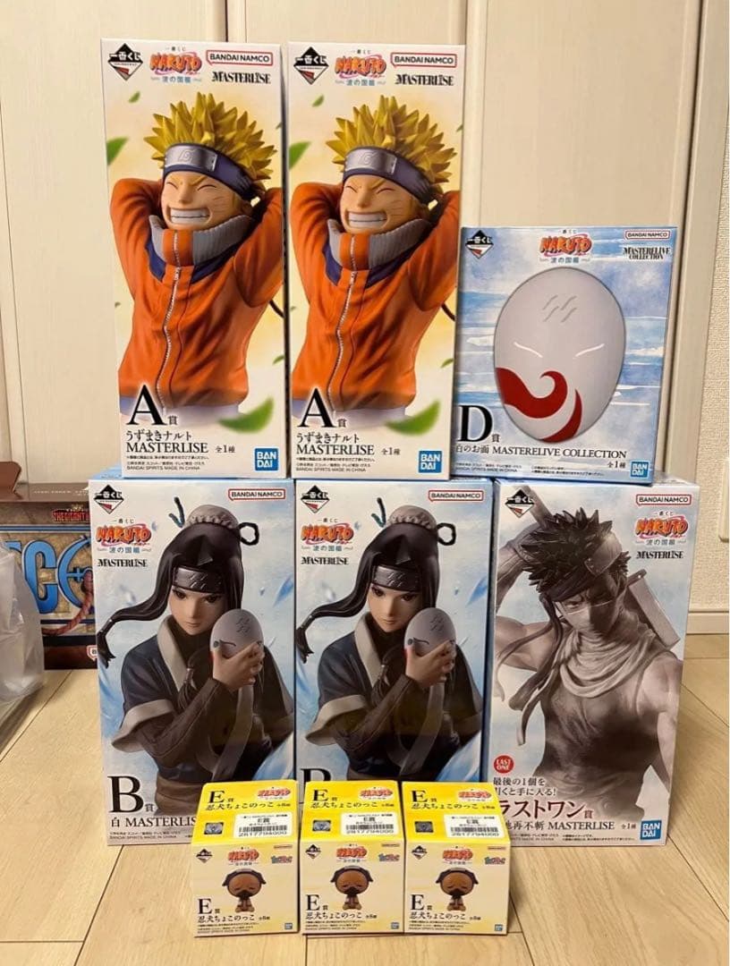 NARUTO 一番くじ 波の国 フィギュア豪華まとめ売りセット！ 一番くじ NARUTO-ナルト- 波の国編｜一番くじ倶楽部｜BANDAI SPIRITS