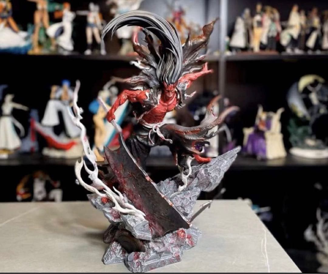 BLEACH（ブリーチ）千年血戦編　卍解 更木剣八　塗装済み 完成品　フィギュア 610cbfAEnyL._AC_UF350,