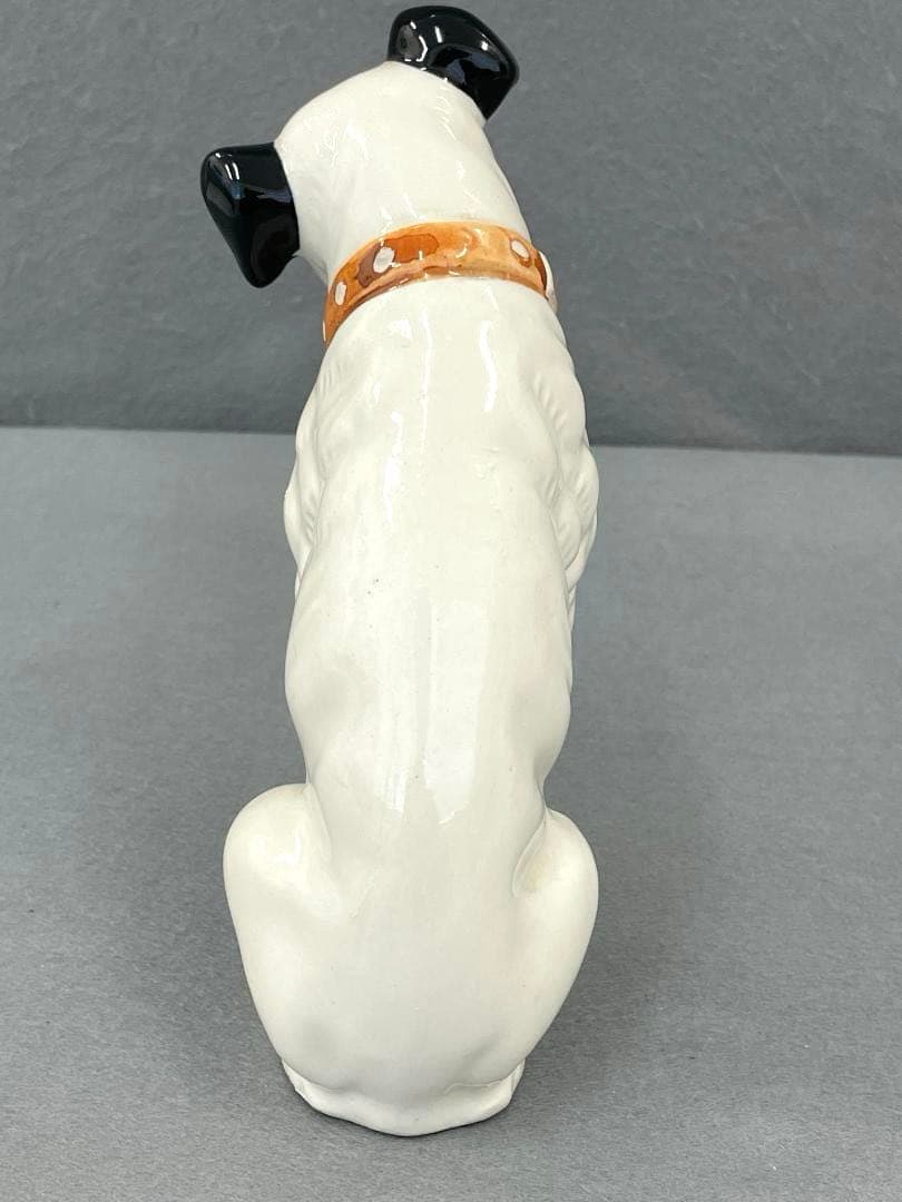 ビクター犬　ニッパーくん　陶器 ２体 25.5cm 16cm　メタル 1体