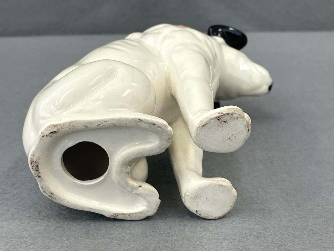 ビクター犬　ニッパーくん　陶器 ２体 25.5cm 16cm　メタル 1体