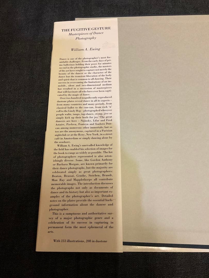 THE FUGITIVE GESTURE ダンス写真集 1987年 - メルカリ
