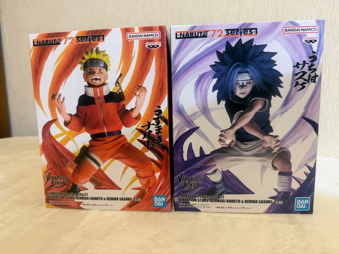 VIBRATION STARS ナルト＆サスケ プライズフィギュア 2点セット - メルカリ