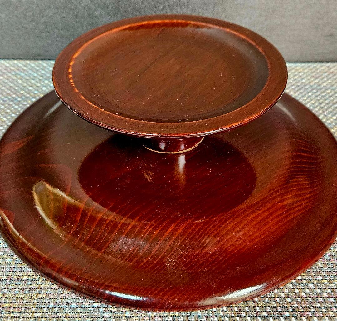 加賀漆器【老舗】金城萬茂 製 銀彩蒔絵 竹内栖鳳蒔絵 富士の図 菓子器