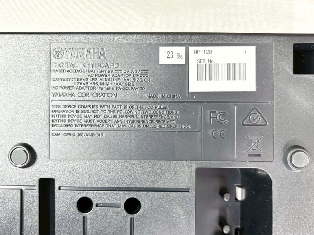 展示品 YAMAHA Piaggero NP-12B 61鍵 電子キーボード - メルカリ